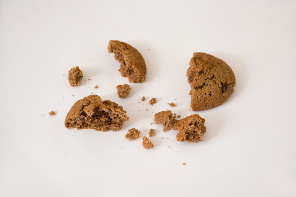 crumbled lactation cookie